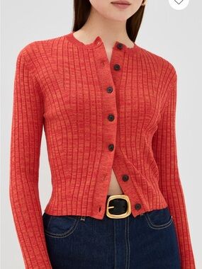 ALIGNE Michelle Cardigan - Red in XS NWOTs!